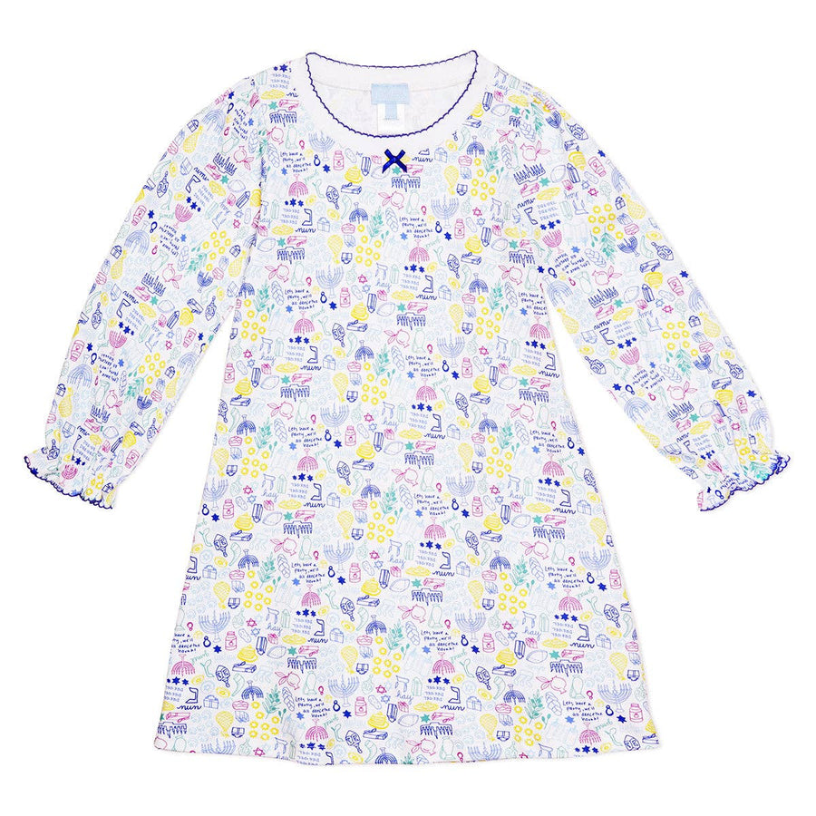 Hanukkah Girls Tess Lounge Dress