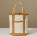 Everywhere-Carry Canvas Tote Bag with Charm Holder