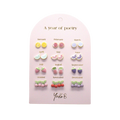 Stainless steel earrings for kids - A year of fruity Poetry