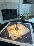 Saddles & Silk Mahjong Mat | Equestrian