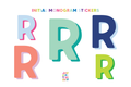 Individual Alphabet Stickers - Refills