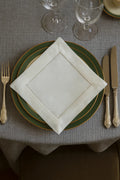 Linen Cocktail Napkins - Customized Embroidery Included