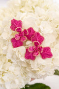 Kaia Raffia Flower Earring