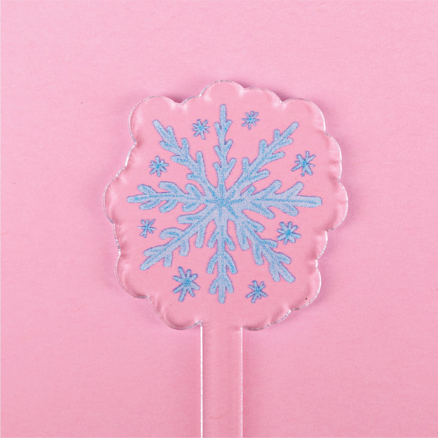 Snowflake Acrylic Stir Stick