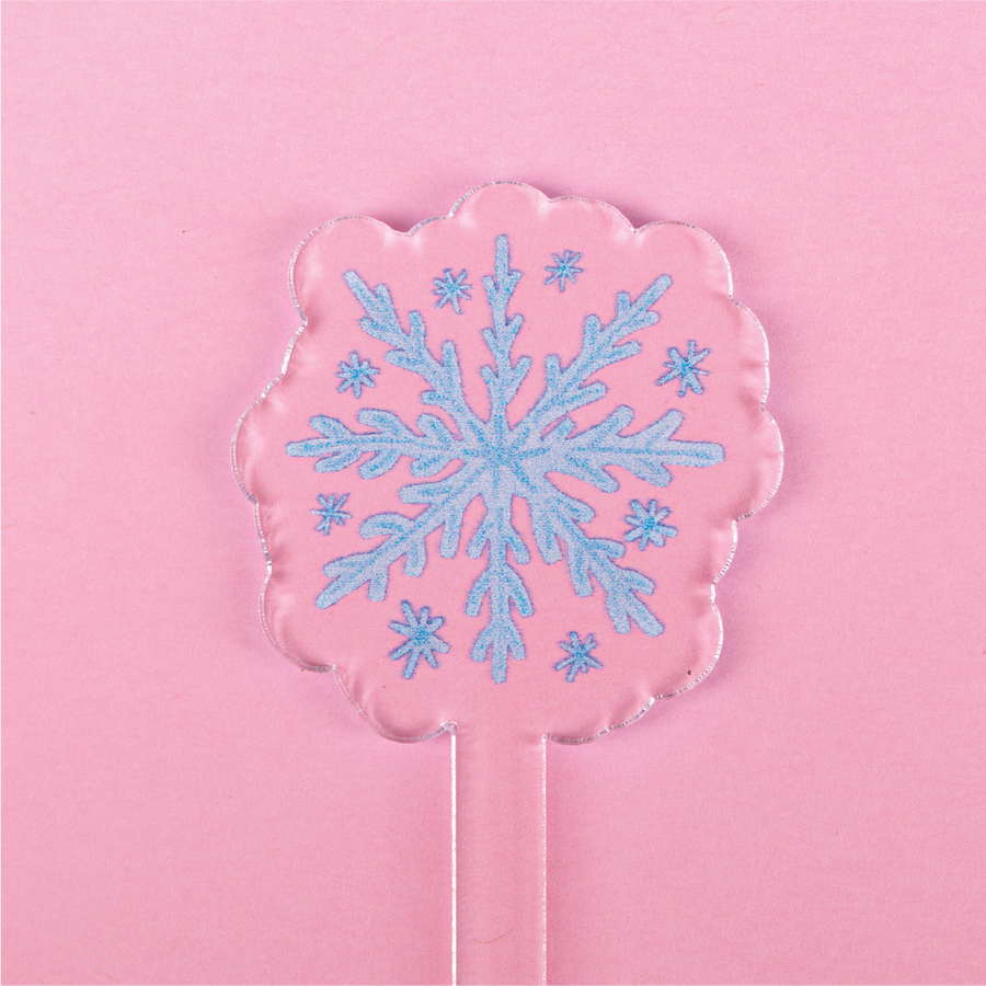Snowflake Acrylic Stir Stick