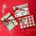 Green Brushstroke Gift Wrapping Paper