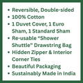 Charlotte Twin Duvet Cover Set | Dorm Bedding