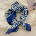 Pastoral Indigo Floral Bandana Square scarf