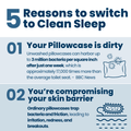 Clean Sleep Silver Ion Pillowcase (Pair)m