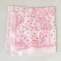 Cherry & Paisley Floral Bandana Head Wrap Square Scarf