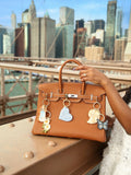 Hand-Painted King Charles Bag Charm + Keychain | Eco-Friendly