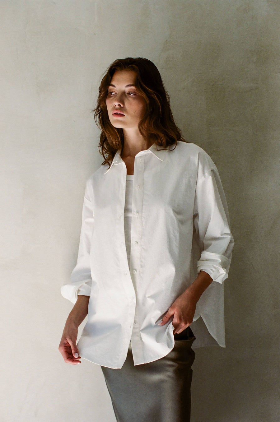 Button Down Long Sleeve Shirt Top