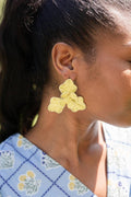 Kaia Raffia Flower Earring