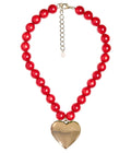 Dottie Heart - Acrylic Necklace