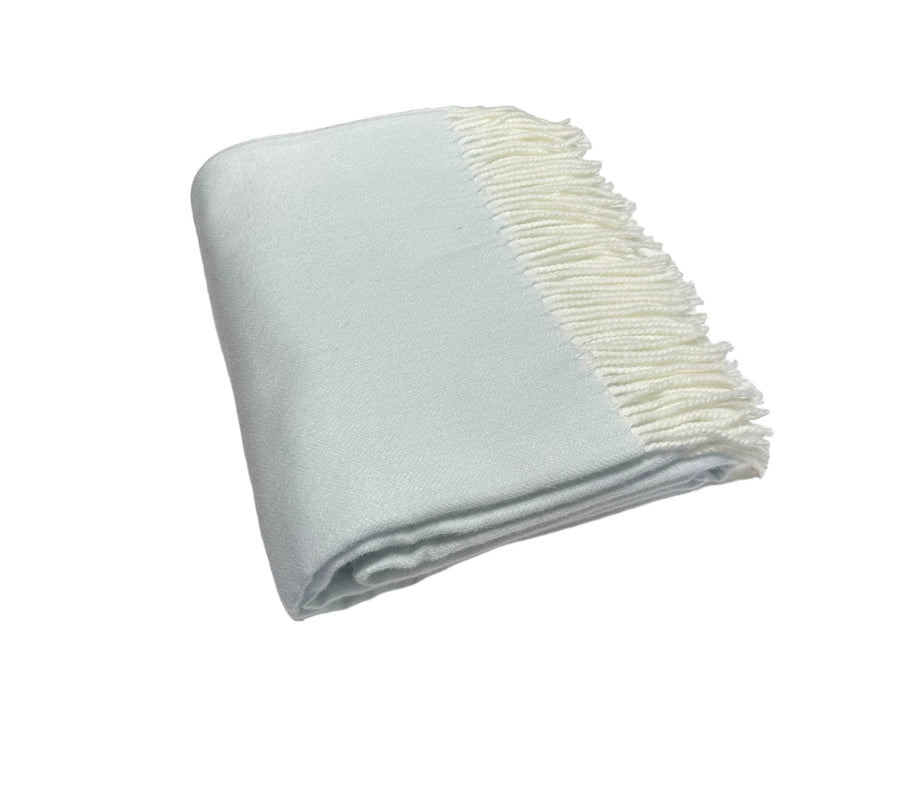 Fringed Herringbone Throws