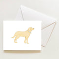 Golden Pup Sleeved Note Card