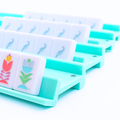 MAHJONG RACKS | Premium Acrylic | 4 Racks + 4 Pushers: Tortoiseshell