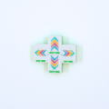 Crystal Confetti Lemon-Lime | Mahjong with a Sprinkle of Color and Joy | 1.25" x 0.9" x 0.7"