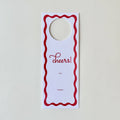 Ribbon, Red - Wine Tag