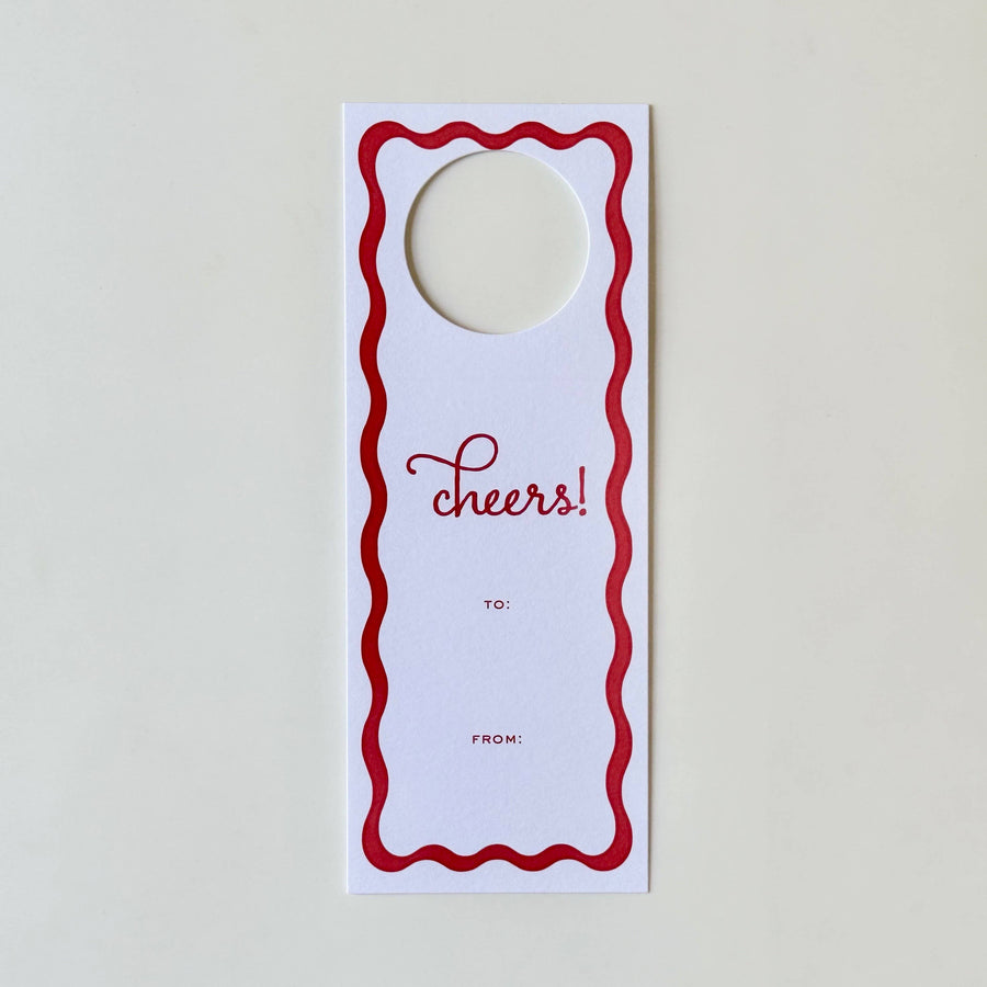 Ribbon, Red - Wine Tag