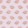 Tiny Tailgater Print Footie - Pink