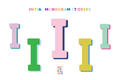 Individual Alphabet Stickers - Refills