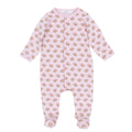 Tiny Tailgater Print Footie - Pink