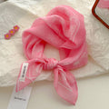 Pink fairy tale Floral Bandana Square scarf