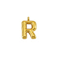 Puffy Gold Letter Pendant