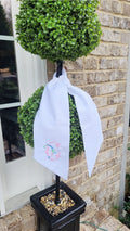 Wreath Sash in Linen Blend