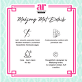 Bams & Bubbly Mahjong Mat | The Champagne & Mahj Collection