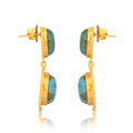 Island Hopping Drop Earrings - Turquoise