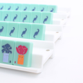 MAHJONG RACKS | Premium Acrylic | 4 Racks + 4 Pushers: Solid Citrus Green / Chartreuse
