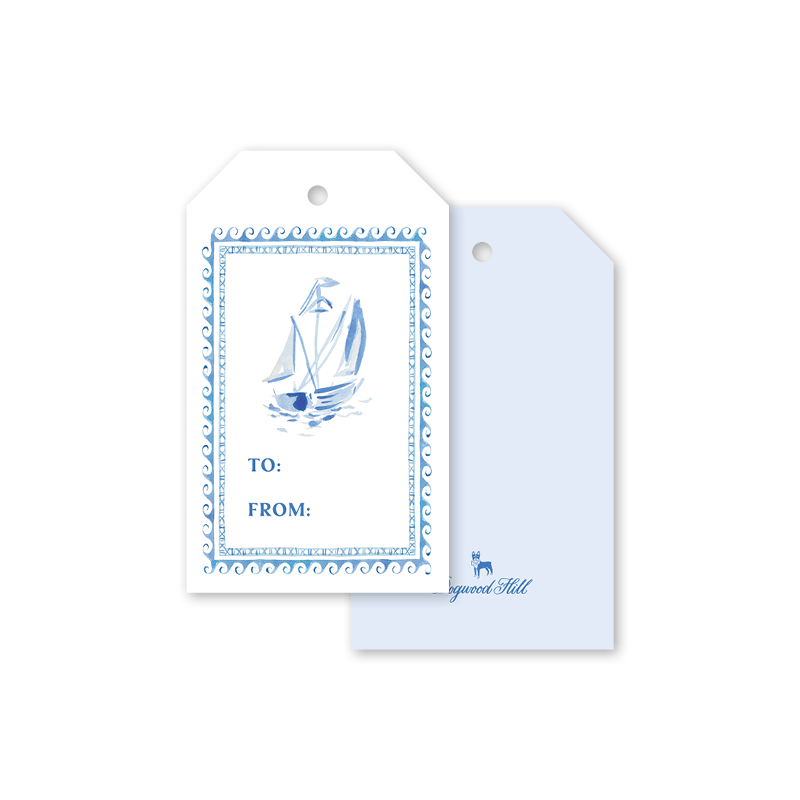 Three Ships Sail Gift Tags
