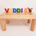 Personalized Puzzle Name Bench