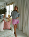 Polished Double Knit Everyother Day Pullover Ivy Cabana Stripe