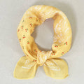 Cherry & Paisley Floral Bandana Head Wrap Square Scarf