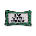 Bad Witch Energy Needlepoint Halloween Pillow