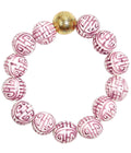Georgia Chinoiserie Beaded Bracelet