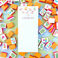 Sunset Mahjong Tiles "Get Crak'in" Listpad