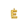 Puffy Gold Letter Pendant