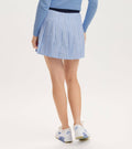 Pleated Poplin Skort