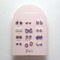 Stainless Steel Earrings - A Year of Purple Poetry