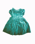 Percy & Tyne Green Velvet Christina Dress