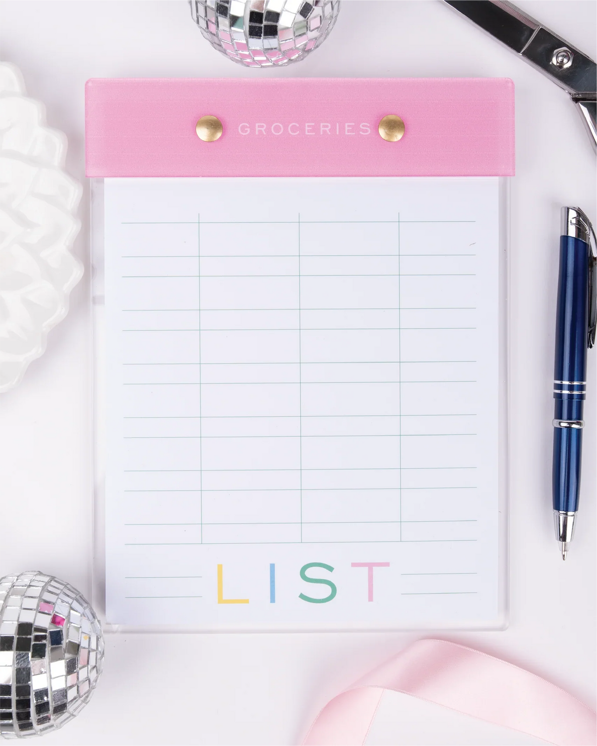 SWAG Acrylic Large Notepad - Grocery