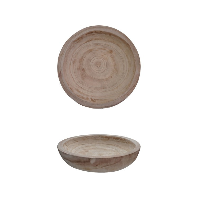 Decorative Paulownia Wood Bowl