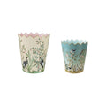 Metal Scalloped Bucket Baskets Nature
