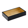 Black With Gold-Lacquer Guest Towel Holder