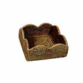 Rattan Scallop Lunch Napkin Holder