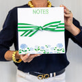 Big Slab Notepad | Blue Hydrangeas "NOTES"